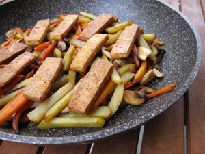 Tofu carottes pommes de terre