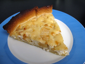 Tarte pommes amandine