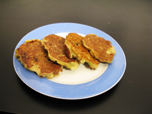 Galettes poireaux végétaliennes