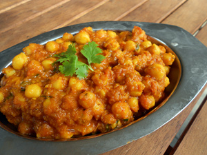 chana masala curry pois chiche