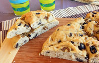 Fougasse aux olives végétalienne