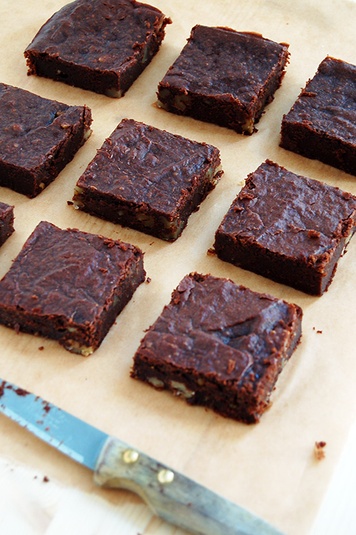 Brownie chocolat et noix vegan