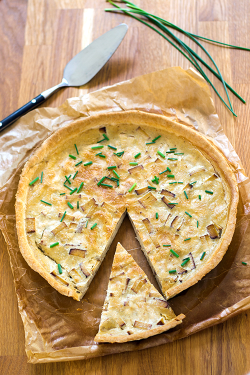 Quiche lorraine vegan