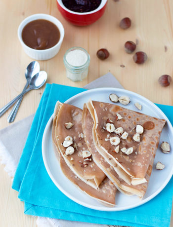 Crêpes vegan à la farine de châtaigne